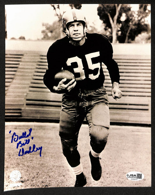 Bullet Bill Dudley HOF Signed/Auto 8x10 Photo Washington Redskins JSA 199358