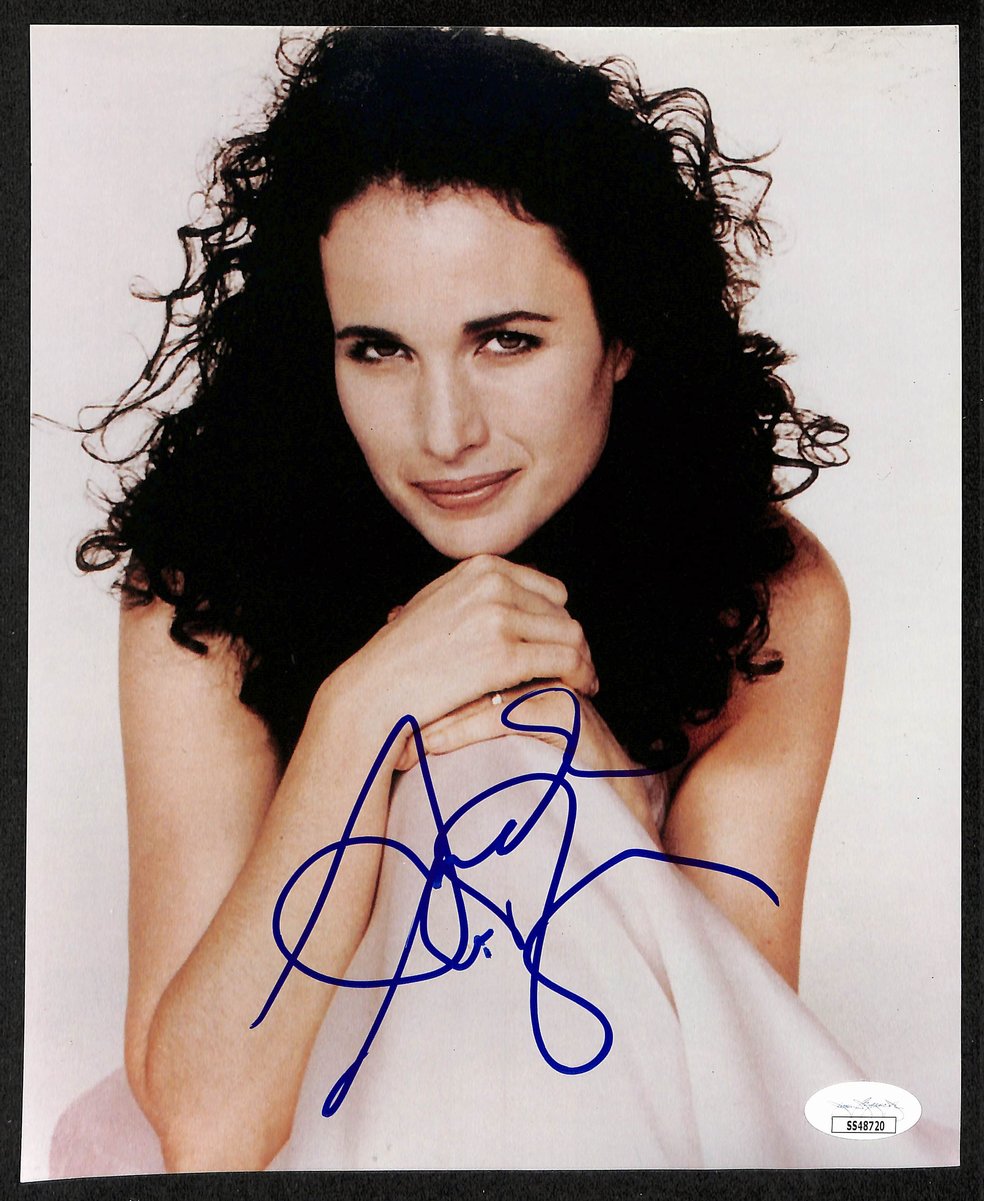 Andie McDowell Actress Signed/Autographed 8x10 Photo JSA 199372