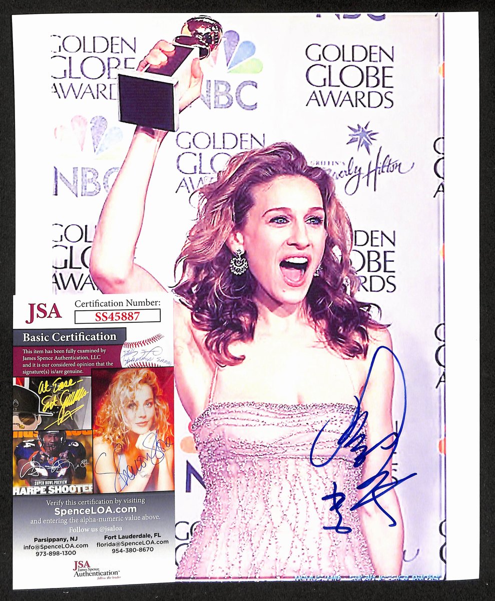 Sarah Jessica Parker Actress "Footloose" Signed/Auto 8x10 Photo JSA 199379