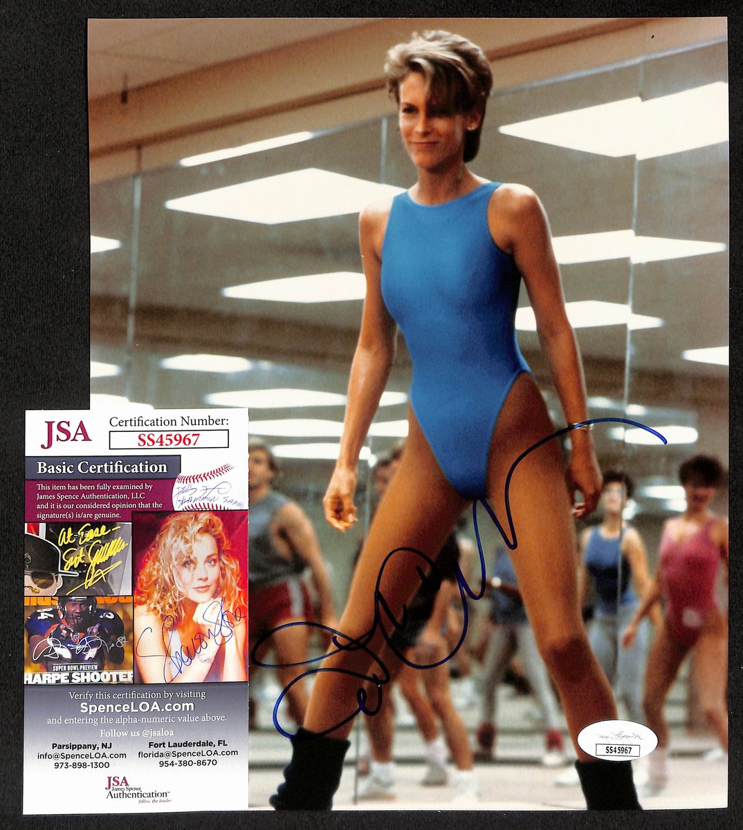 Jamie Lee Curtis Actress "Perfect" Signed/Autographed 8x10 Photo JSA 199383