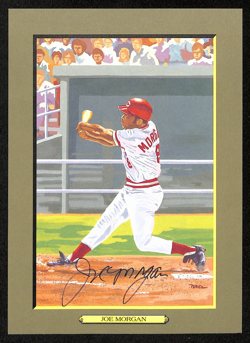 Joe Morgan Signed/Auto 1993 Perez Steele Great Moments No. 89 Reds JSA 199329