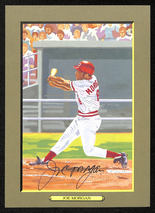 Joe Morgan Signed/Auto 1993 Perez Steele Great Moments No. 89 Reds JSA 199329