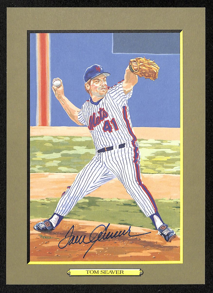 Tom Seaver Signed/Auto 1993 Perez Steele Great Moments No. 73 Mets JSA 199330
