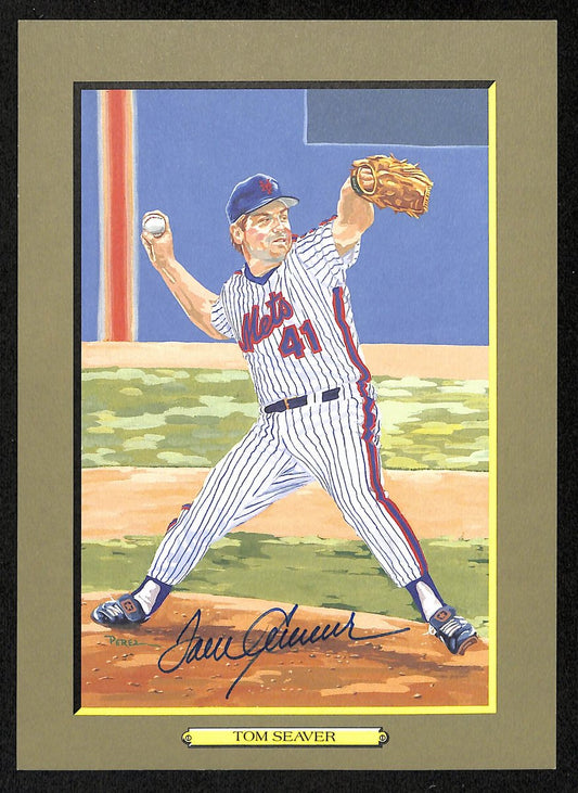 Tom Seaver Signed/Auto 1993 Perez Steele Great Moments No. 73 Mets JSA 199330