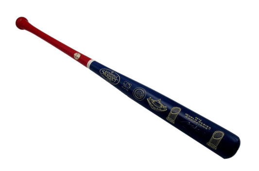 Ben Zobrist Signed Cubs Commemorative 2016 WS Champions  Baseball Bat 196275