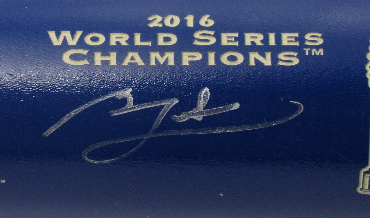 Ben Zobrist Signed Cubs Commemorative 2016 WS Champions  Baseball Bat 196275