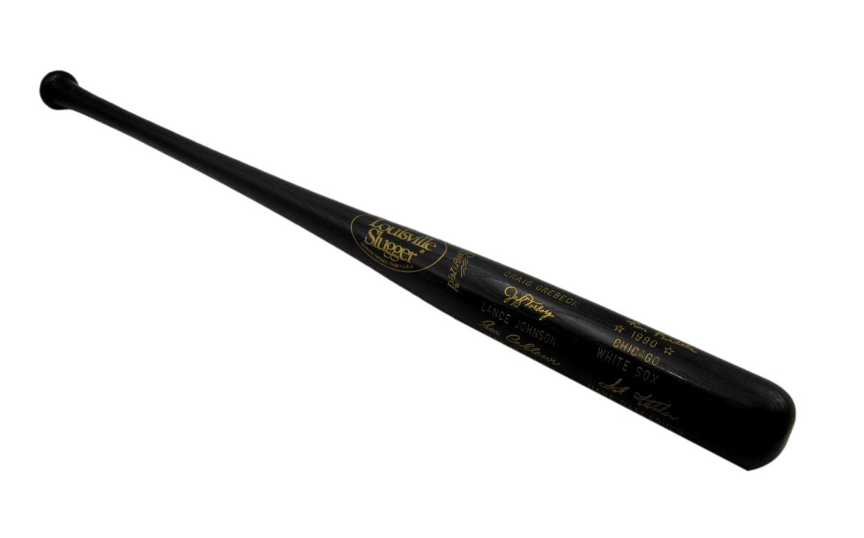 1990 White Sox Team Engraved Full Size Commemorative Baseball Bat Sosa 196283