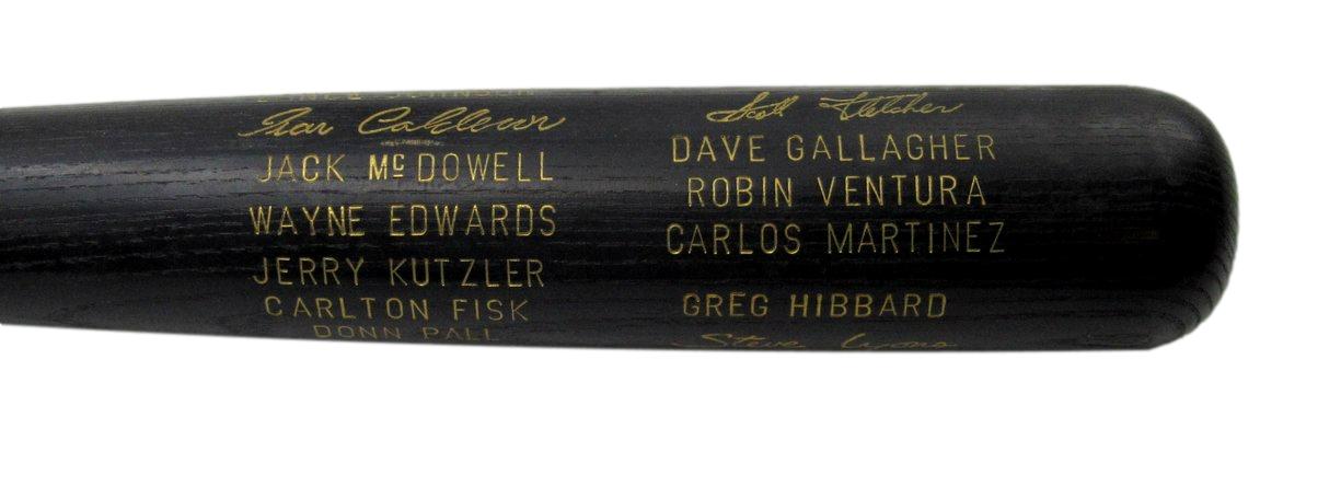 1990 White Sox Team Engraved Full Size Commemorative Baseball Bat Sosa 196283