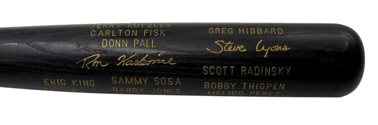 1990 White Sox Team Engraved Full Size Commemorative Baseball Bat Sosa 196283