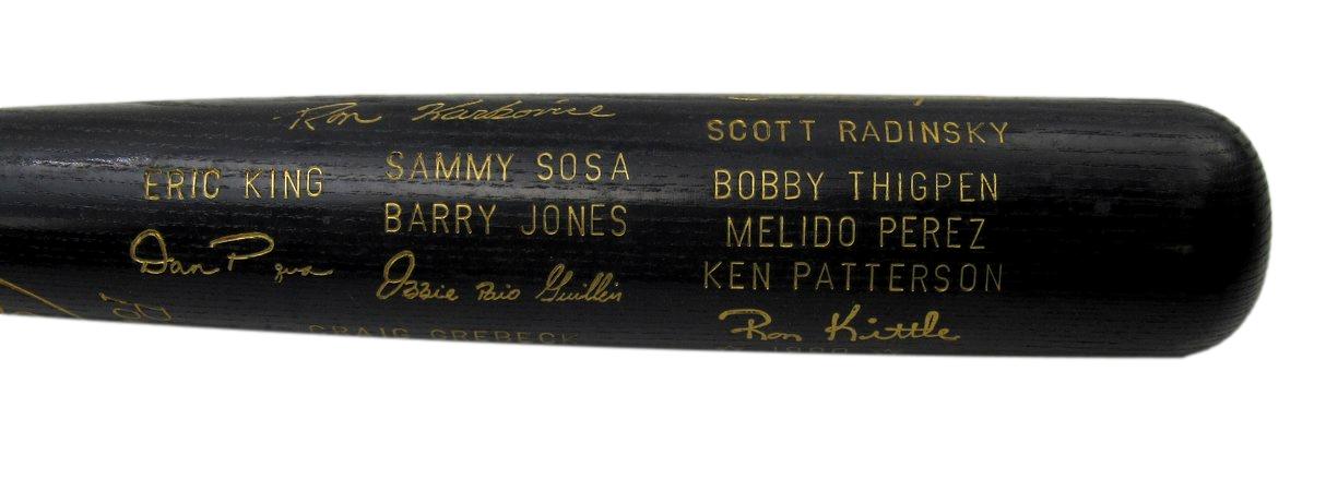 1990 White Sox Team Engraved Full Size Commemorative Baseball Bat Sosa 196283