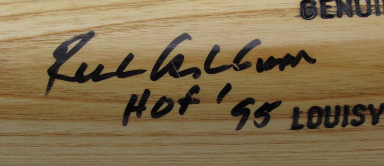 Richie Ashburn HOF Signed/Inscribed Louisville Slugger Bat Phillies JSA 199499