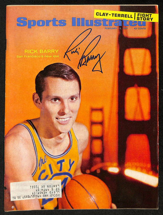 Rick Barry HOF Signed/Auto 2/13/1967 Sports Illustrated Magazine JSA 199397