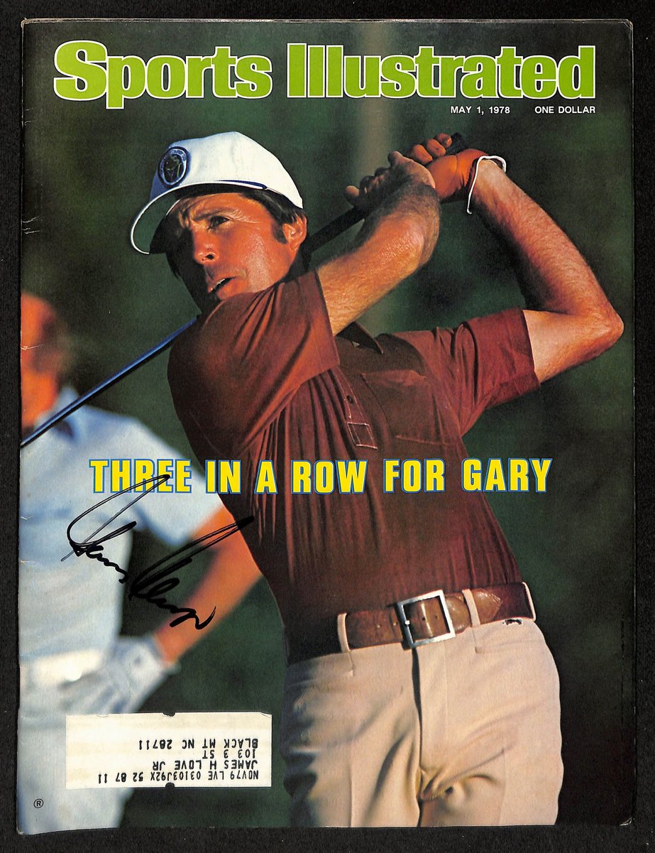 Gary Player Signed/Autographed 5/1/1978 Sports Illustrated Magazine JSA 199407