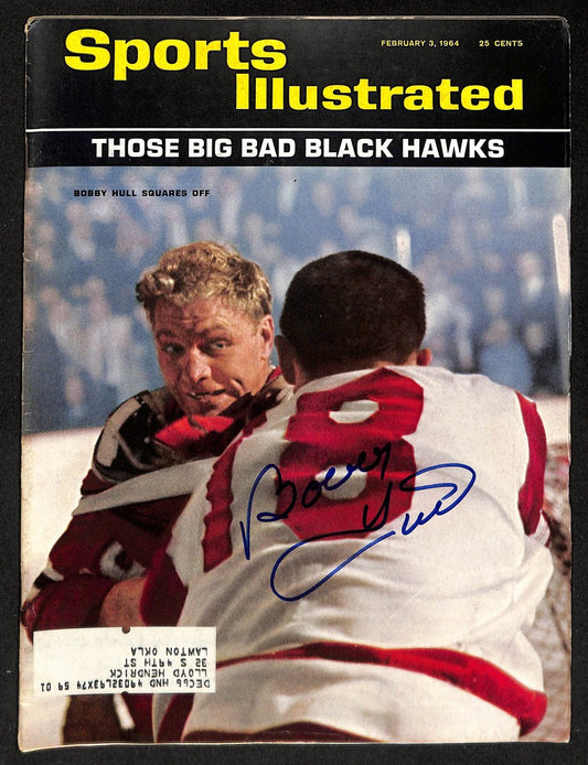 Bobby Hull HOF Signed/Auto 2/3/1964 Sports Illustrated Magazine JSA 199413