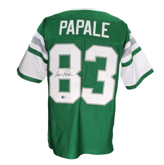 Vince Papale Signed/Auto Eagles Green Custom Football Jersey Beckett 199605