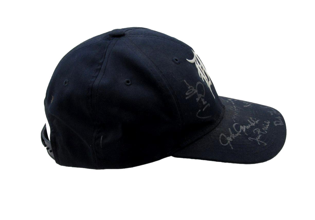 Tigers Greats Multi-Signed/Autographed  by 9 Baseball Hat Lolich Horton 198597
