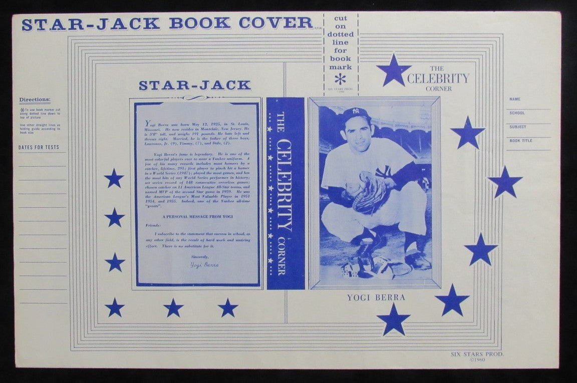 1960 Mickey Mantle and Yogi Berra Star-Jack book covers New York Yankees 198587