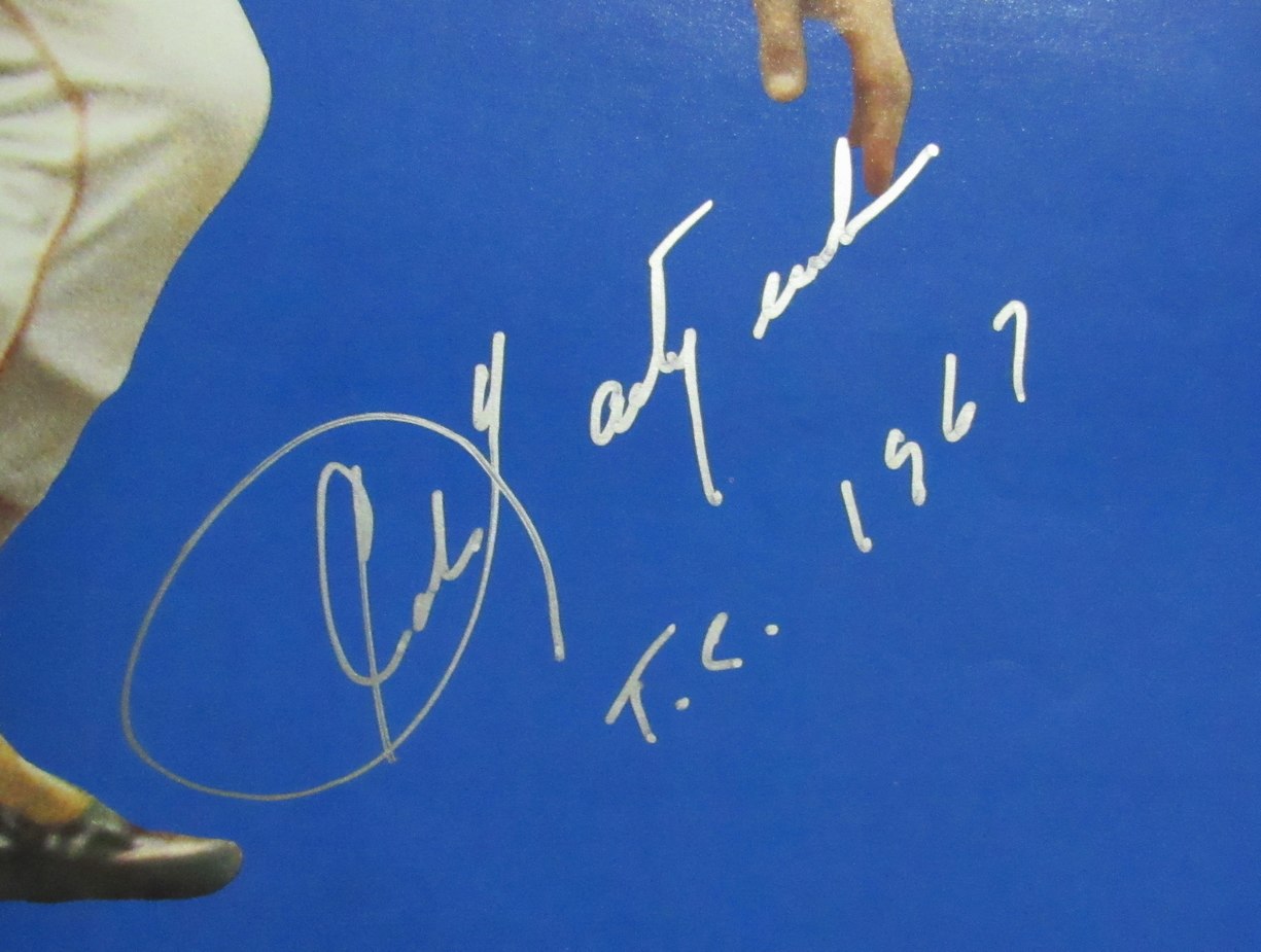 Carl Yastrzemski Signed/Inscribed 17x22 Yaz Day Poster Boston Red Sox JSA 194331