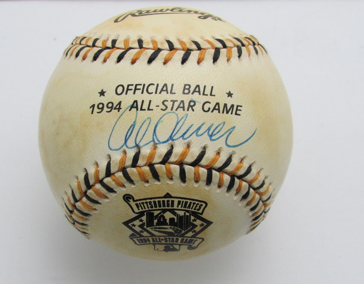 Manny Sanguillen/Al Oliver Dual-Signed/Auto 1994 All-Star Game Baseball 199569