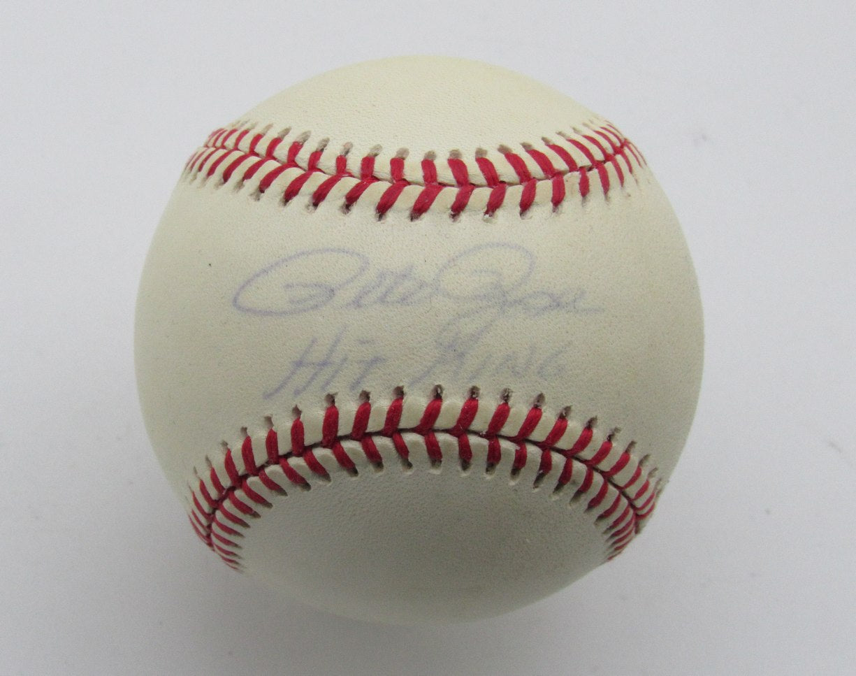 Pete Rose Signed/Inscribed "Hit King" ONL Baseball Cincinnati Reds 199576