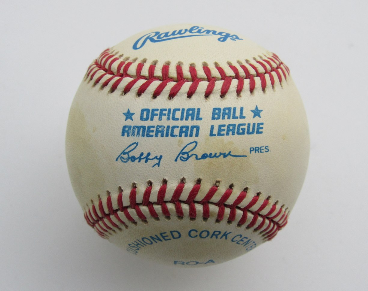 Sparky Lyle Signed/Inscribed OAL Baseball New York Yankees 199583
