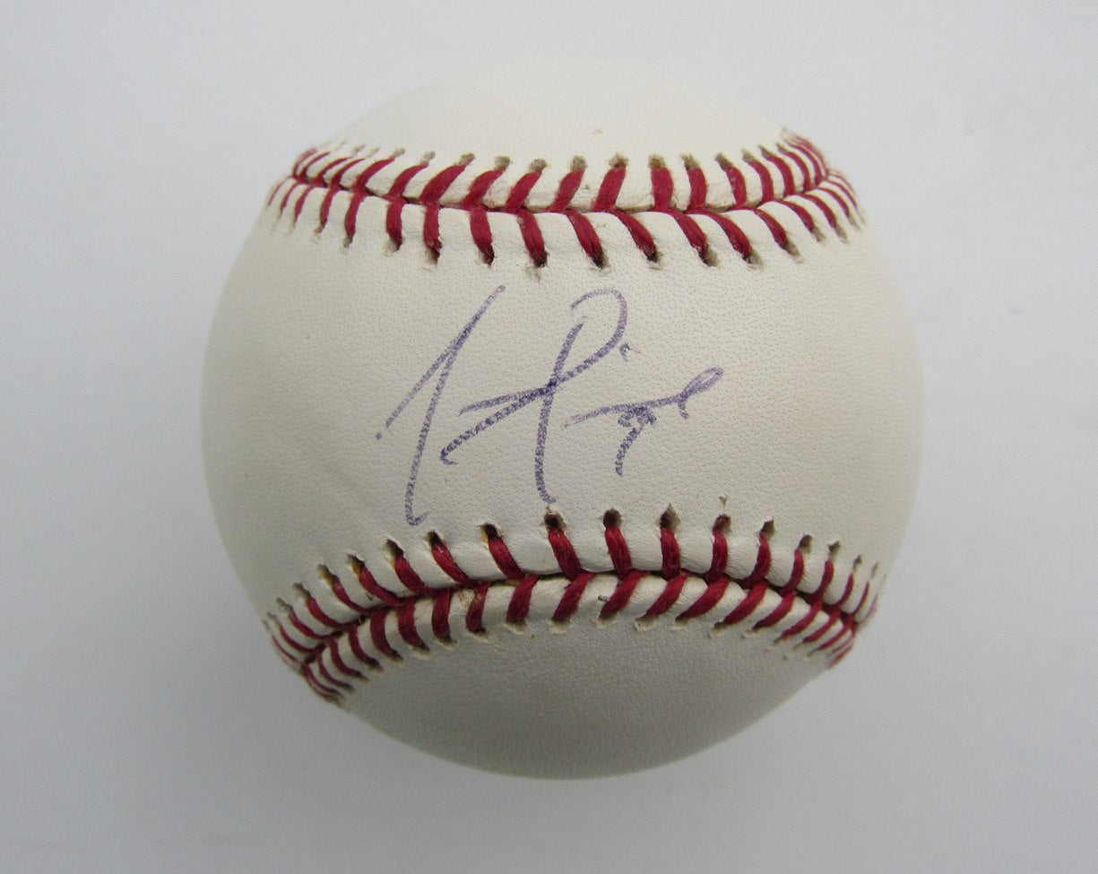 Juan Pierre Signed/Autographed OML Baseball Florida Marlins 199600