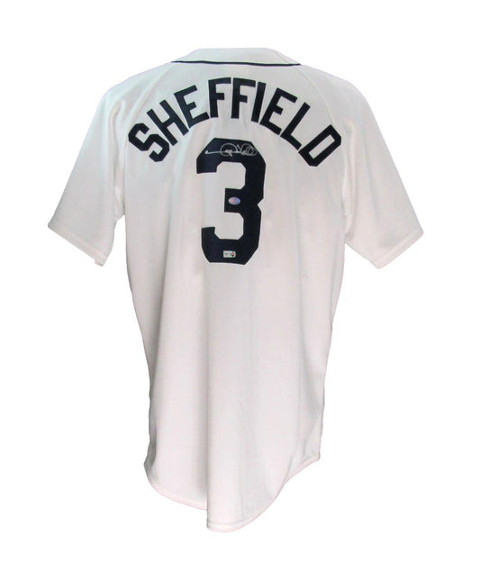 Gary Sheffield Signed/Auto Majestic Baseball Jersey Detroit Tigers Sheff 198600