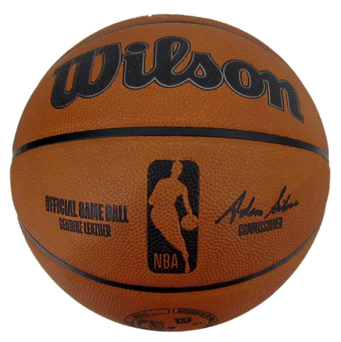 Larry Bird HOF Signed Wilson NBA Leather Game Basketball Celtics PSA/DNA 198610
