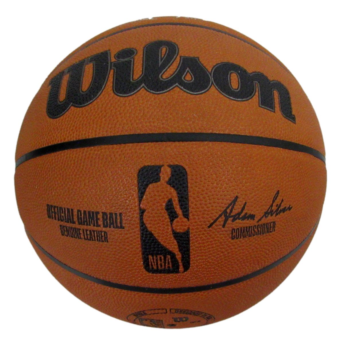Larry Bird HOF Signed Wilson NBA Leather Game Basketball Celtics PSA/DNA 198613