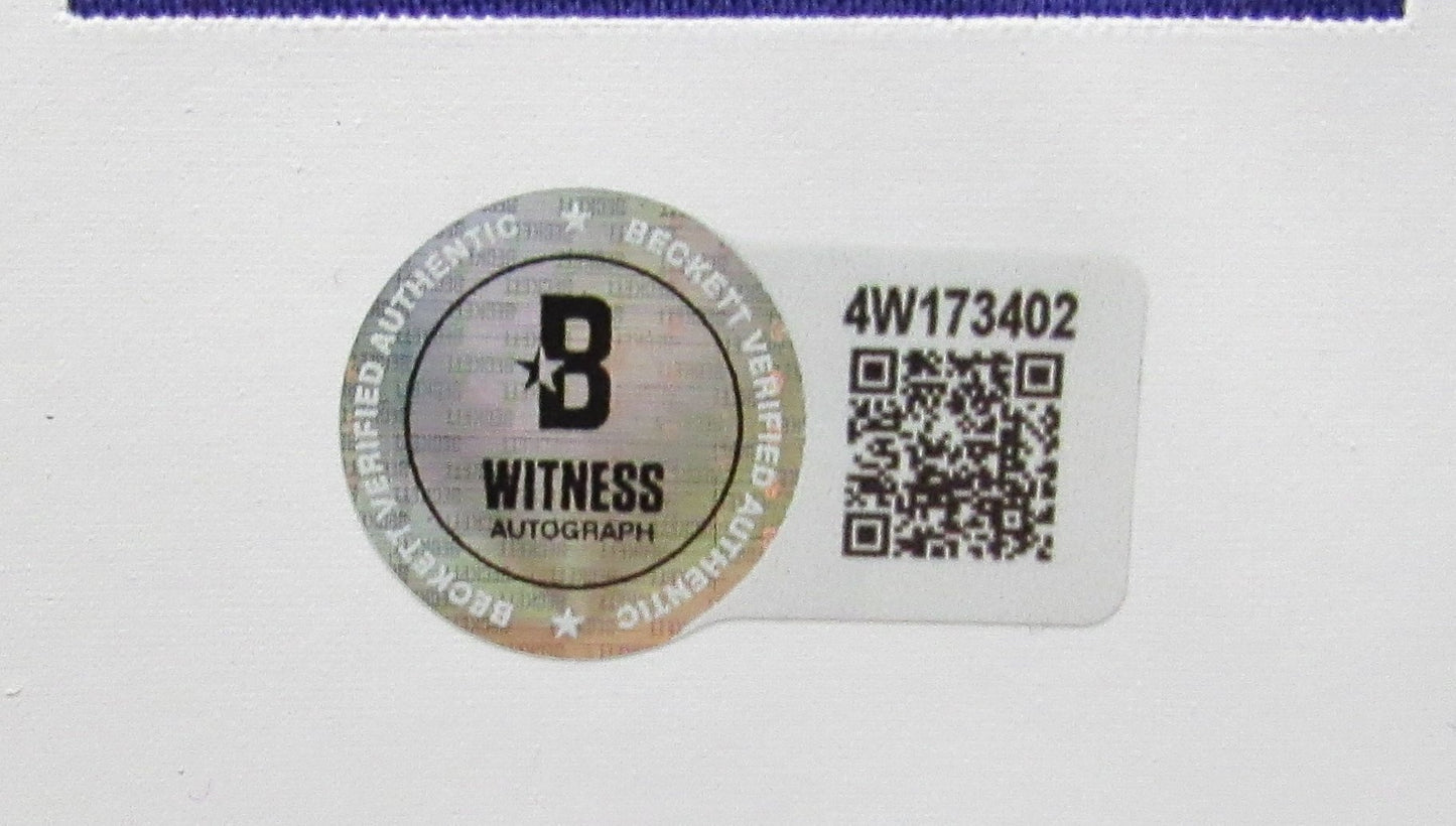 Justin Jefferson Signed/Auto Nike Replica Game Jersey XXL Vikings Beckett 198615