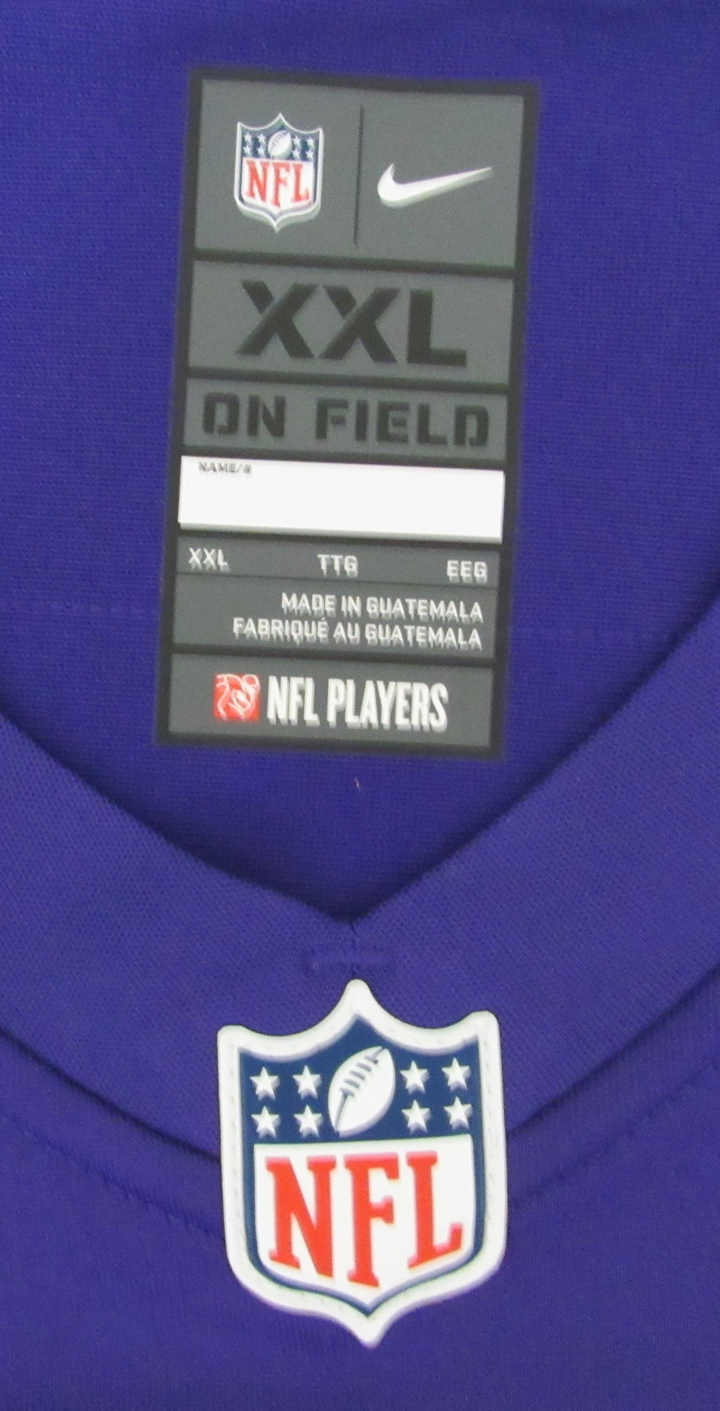 Justin Jefferson Signed/Auto Nike Replica Game Jersey XXL Vikings Beckett 198615