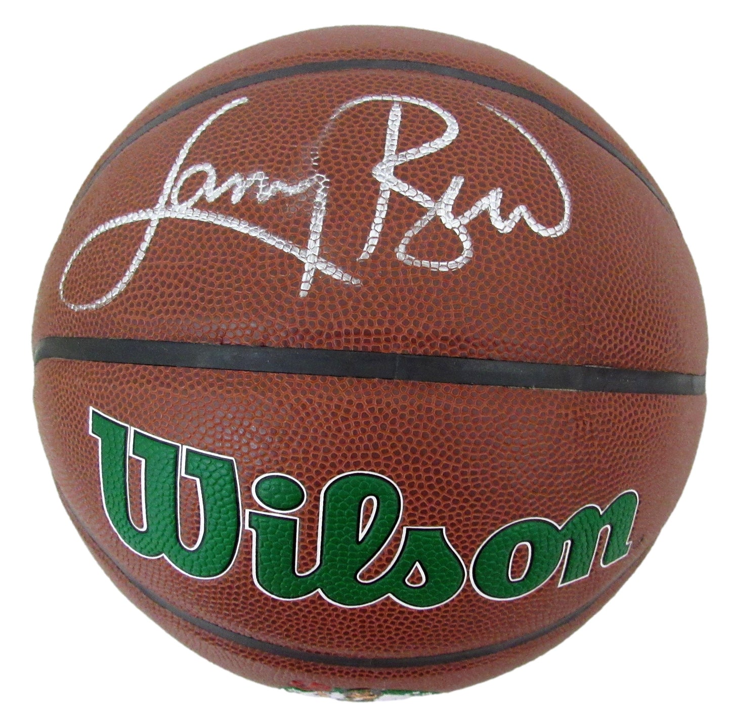 Larry Bird HOF Signed/Auto Wilson NBA Celtics Logo Basketball PSA/DNA 200498