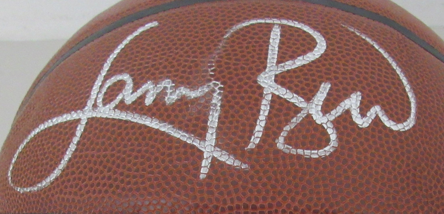 Larry Bird HOF Signed/Auto Wilson NBA Celtics Logo Basketball PSA/DNA 200498