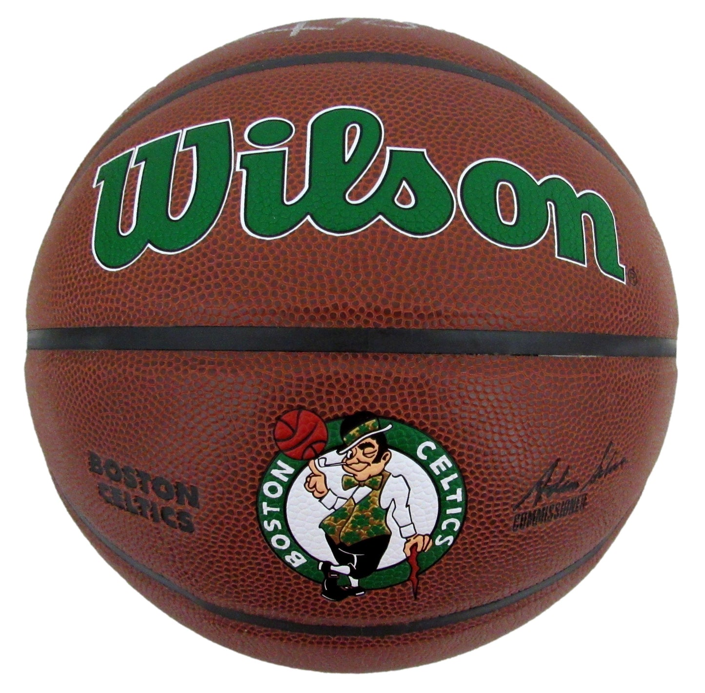 Larry Bird HOF Signed/Auto Wilson NBA Celtics Logo Basketball PSA/DNA 200498