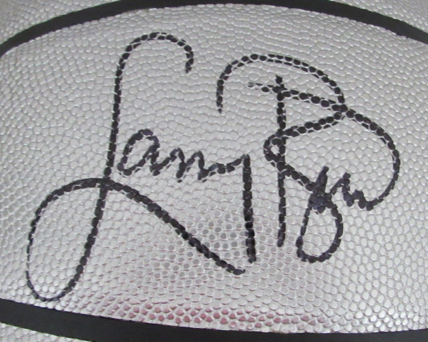 Larry Bird HOF Signed Wilson Platinum Edition NBA Basketball PSA/DNA 200500