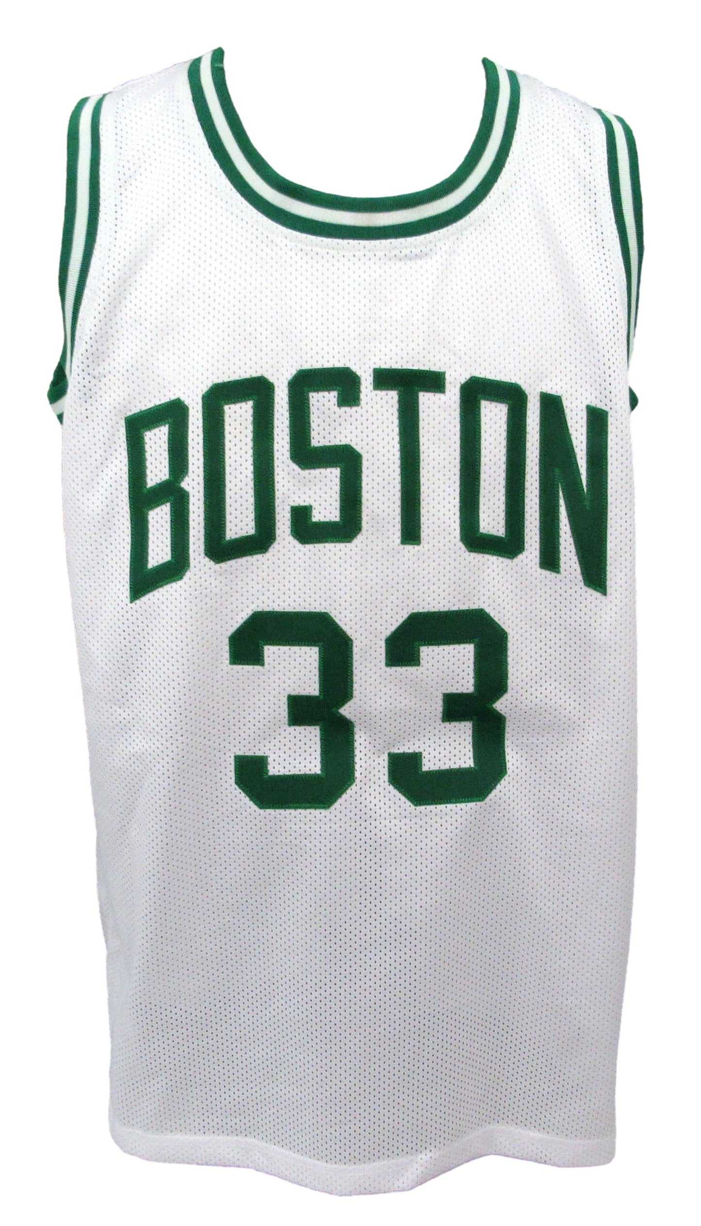 Larry Bird HOF Signed/Auto White Custom Basketball Jersey Celtics PSA/DNA 200502