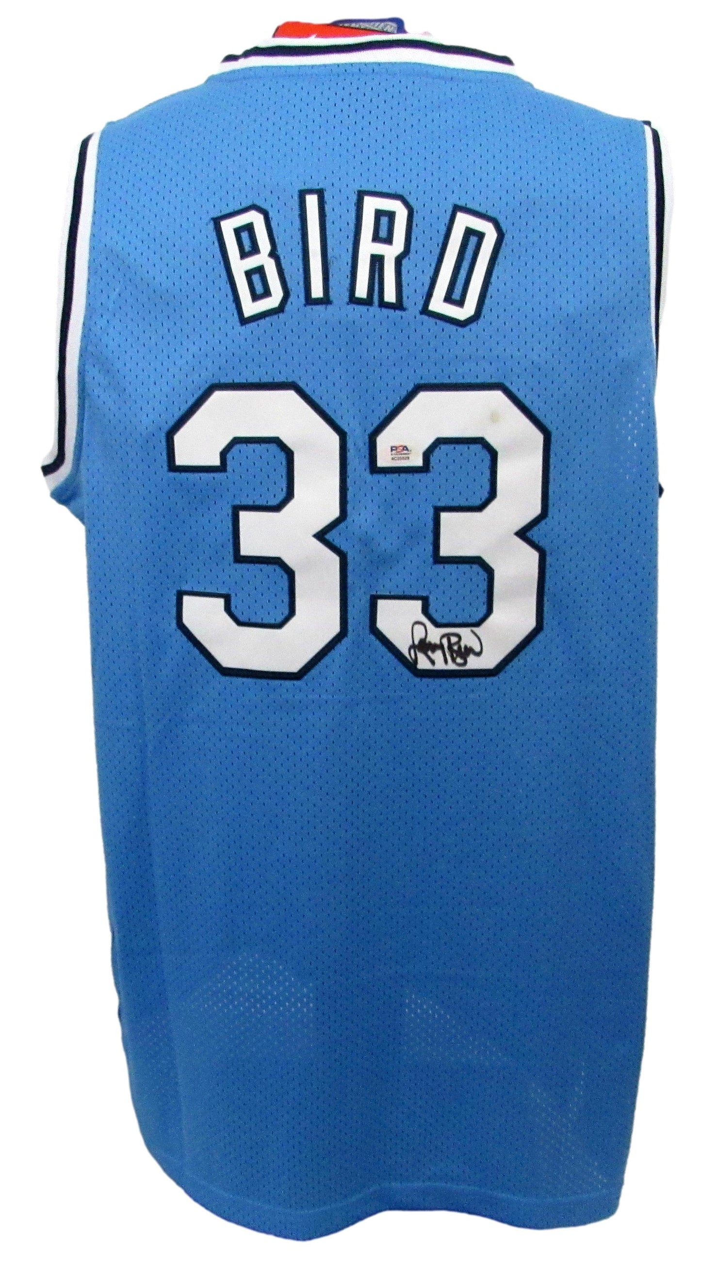Larry Bird HOF Signed/Auto Blue Nike Basketball Jersey Indiana PSA/DNA 200503