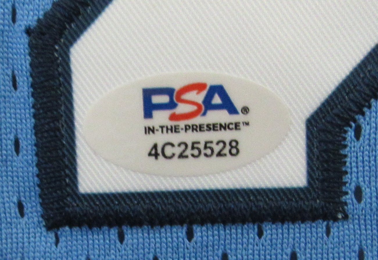 Larry Bird HOF Signed/Auto Blue Nike Basketball Jersey Indiana PSA/DNA 200503