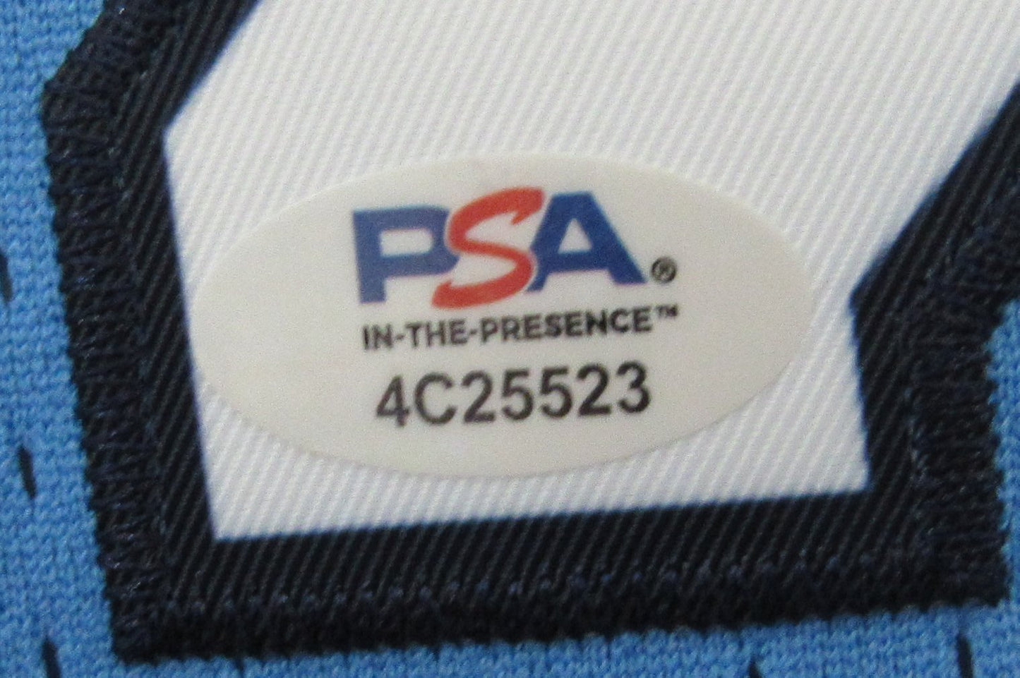 Larry Bird HOF Signed/Auto Blue Custom Basketball Jersey Indiana PSA/DNA 200504