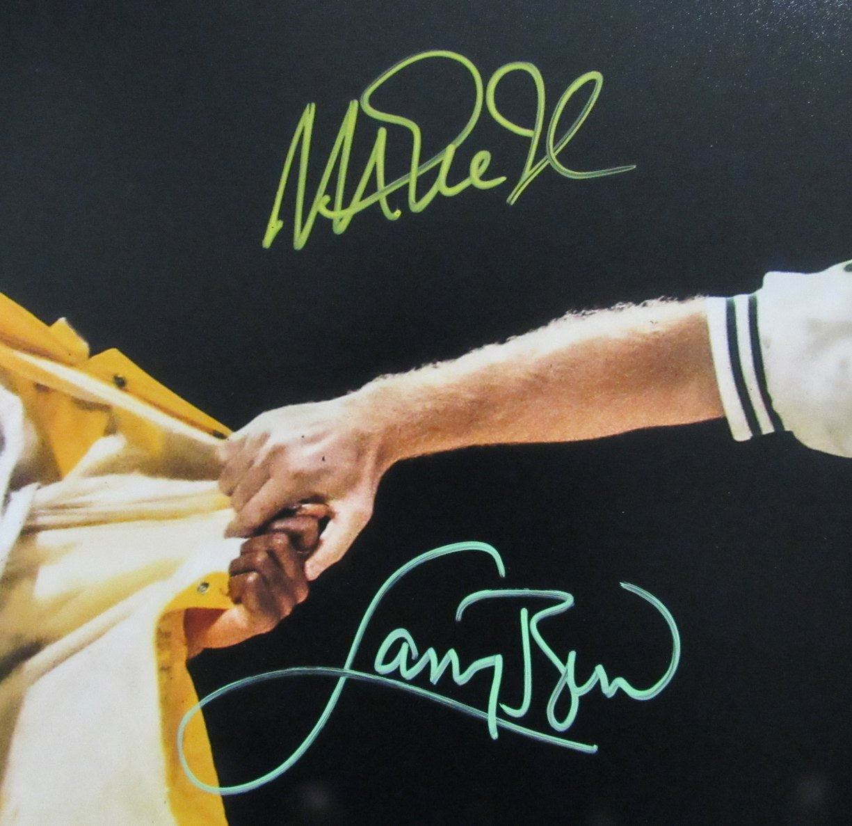 Larry Bird/Magic Johnson Dual-Signed/Autographed 16x20 Photo PSA & BAS 200038
