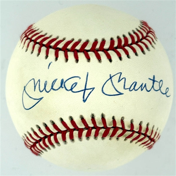 Mickey Mantle HOF Signed/Autographed OAL Baseball Yankees Upper Deck 200506