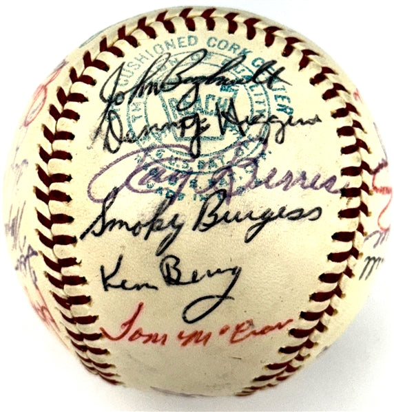 1966 Chicago White Sox Team Signed Baseball (28 Signatures) BAS/Beckett 200508