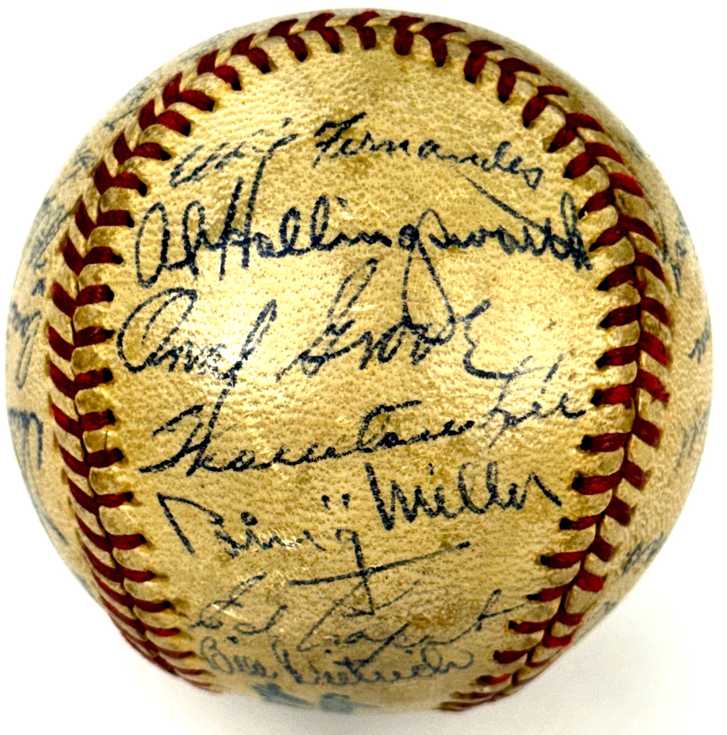 1946 Chicago White Sox Team Signed Baseball (28 Signatures) BAS/Beckett 200509
