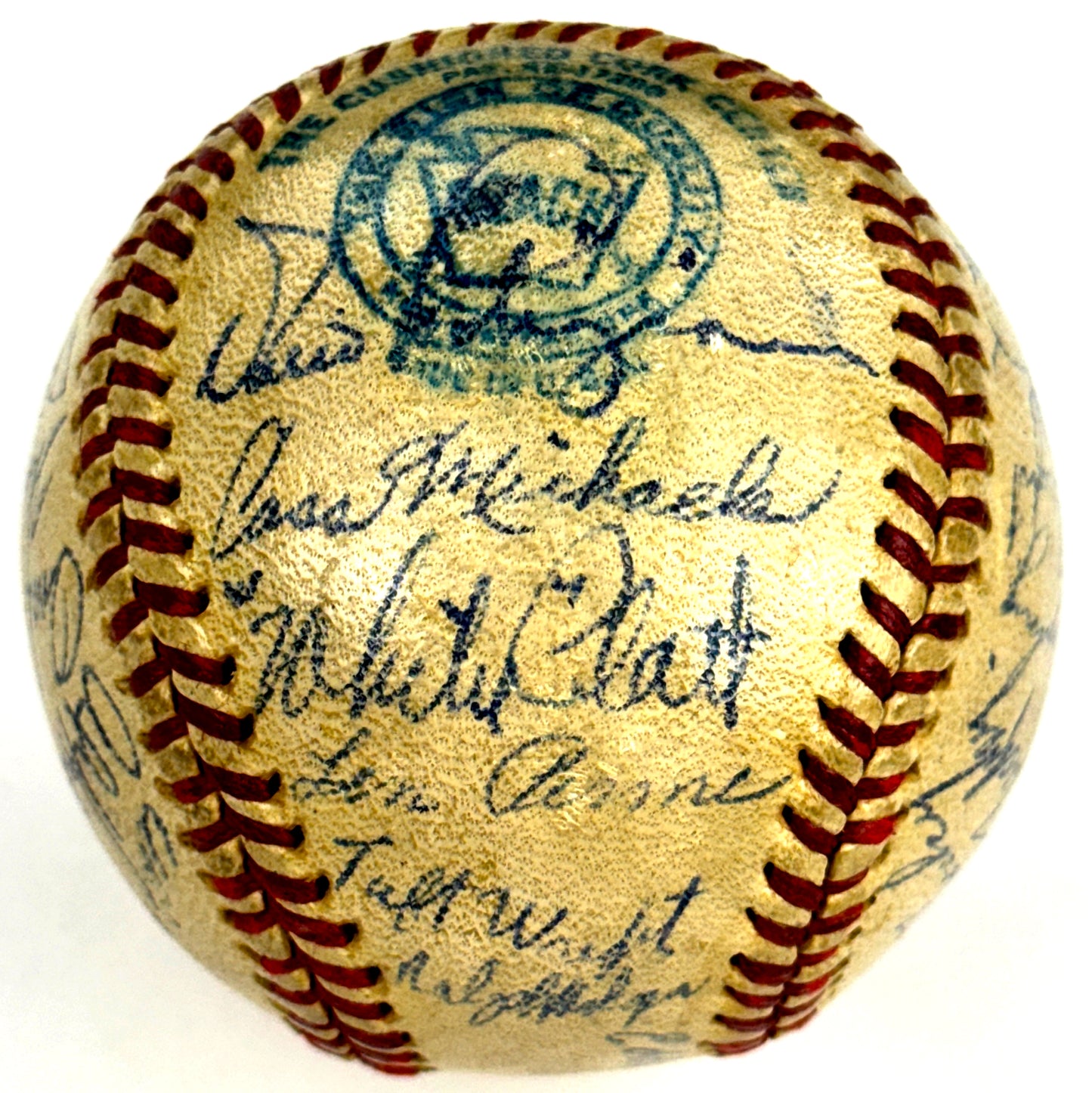 1946 Chicago White Sox Team Signed Baseball (28 Signatures) BAS/Beckett 200509