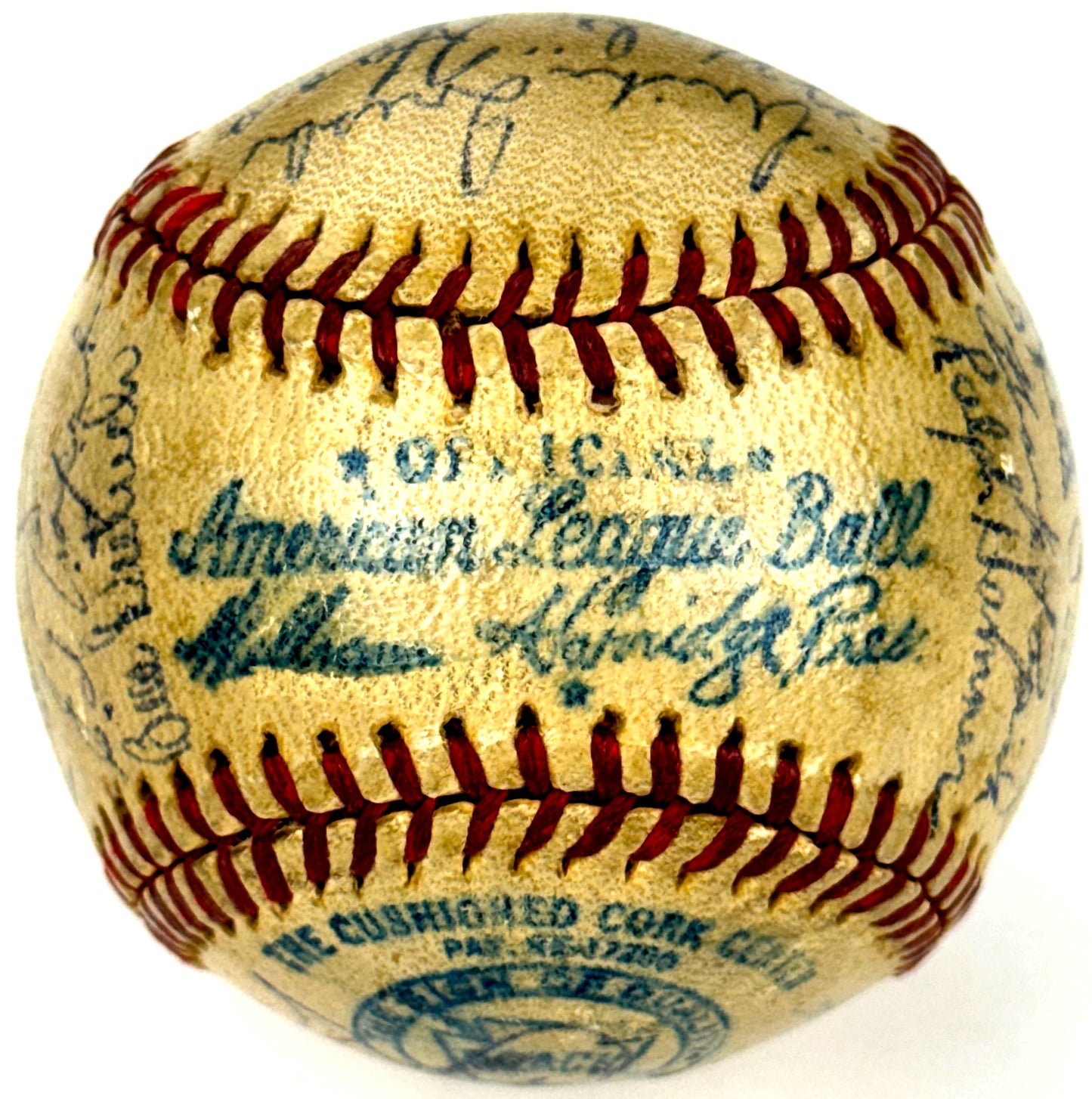 1946 Chicago White Sox Team Signed Baseball (28 Signatures) BAS/Beckett 200509