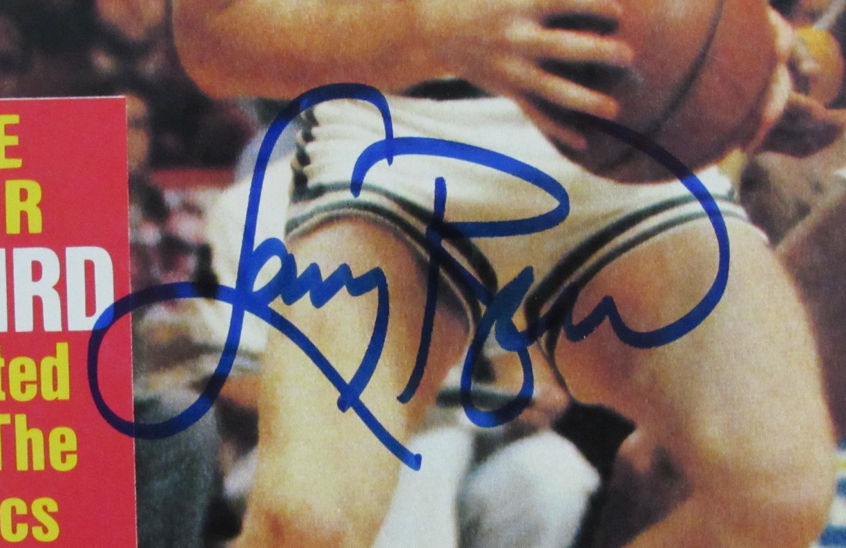 Larry Bird Signed 1980/81 Basketball Forecast Magazine Newstand PSA/DNA BA199052
