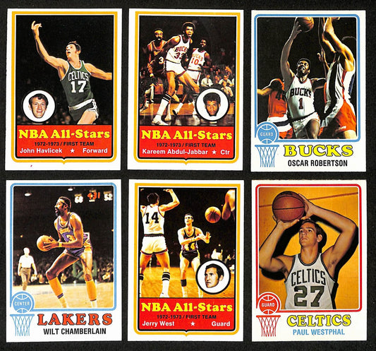 1973-74 TOPPS Basketball Complete Set (264) Chamberlain Abdul-Jabbar 199066