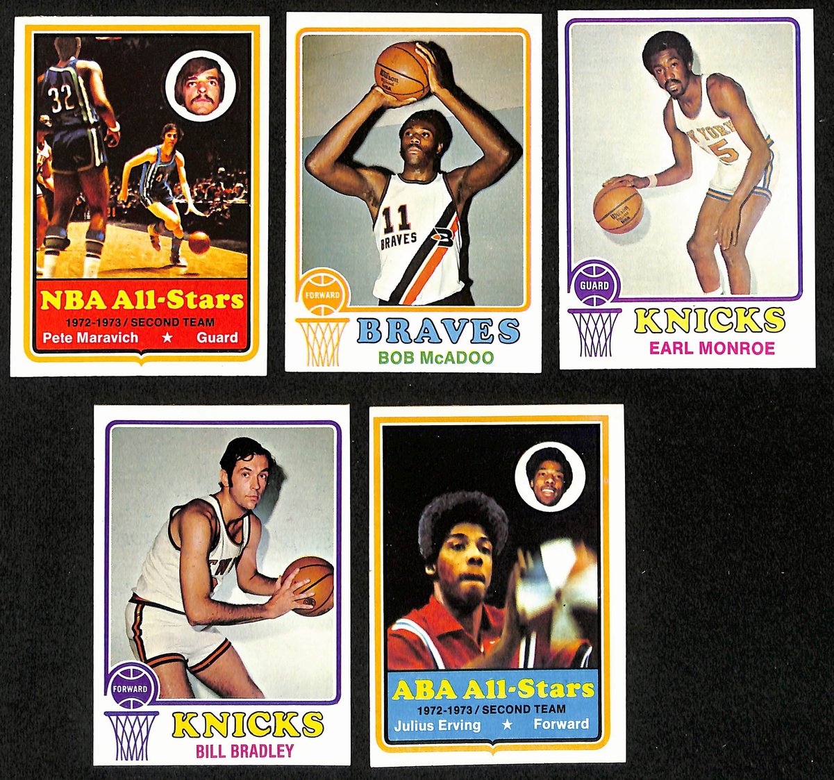 1973-74 TOPPS Basketball Complete Set (264) Chamberlain Abdul-Jabbar 199066