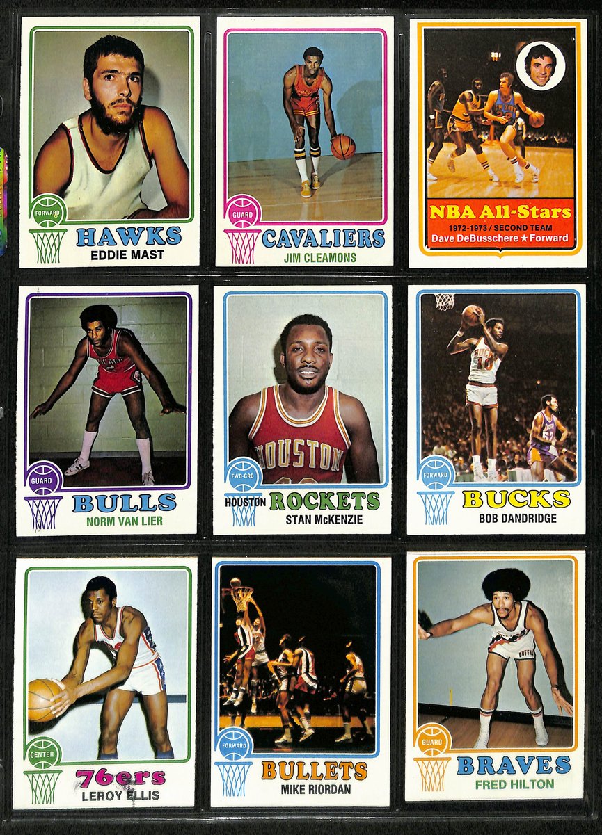 1973-74 TOPPS Basketball Complete Set (264) Chamberlain Abdul-Jabbar 199066
