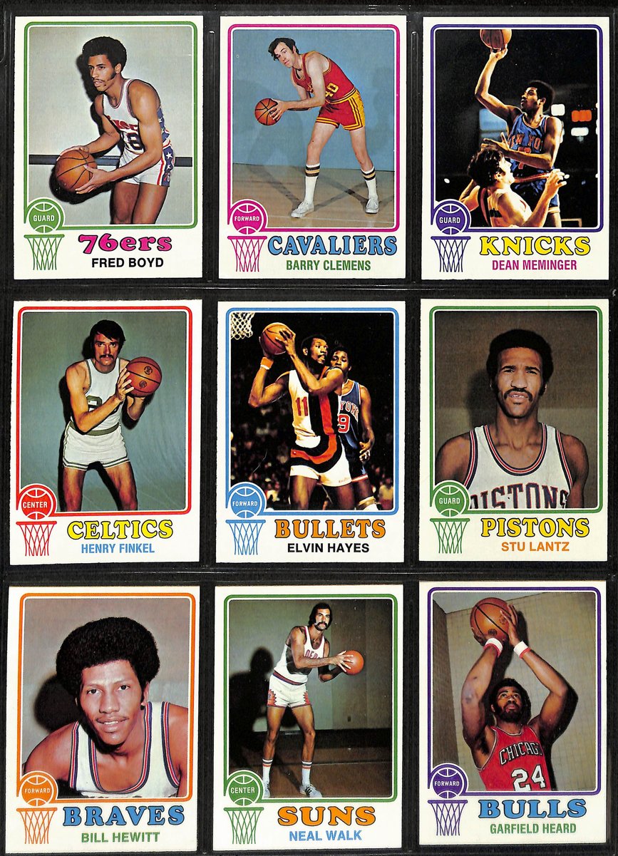 1973-74 TOPPS Basketball Complete Set (264) Chamberlain Abdul-Jabbar 199066